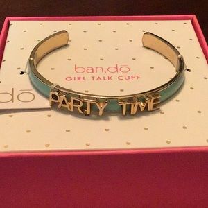 Bando Ban.do bracelet Party Time gold tone NEW tag